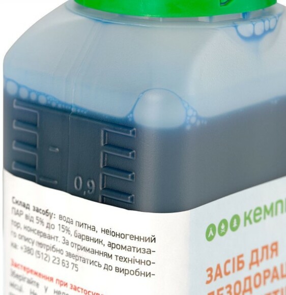 Средство для дезодорации биотуалетов (для нижнего бака) 1 л Кемпинг (4823082702190) изображение 4