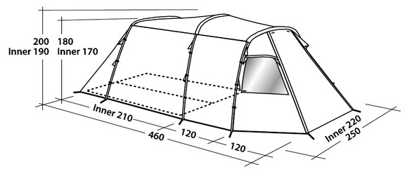 Палатка Easy Camp Huntsville 400 (43276) изображение 9
