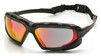 Захисні окуляри Pyramex Highlander-PLUS Sky Red Mirror Anti-Fog дзеркальні червоні (2ХАИЛ-92П)
