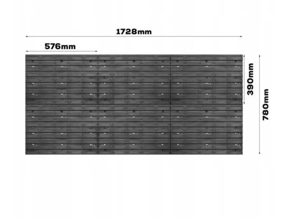 Панель для инструментов Kistenberg 174х78 см + 74 контейнера (Вариант №5) изображение 10