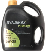 Моторна олива DYNAMAX PREMIUM ULTRA F 5W30, 5 л (61339)