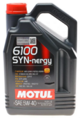 Моторное масло Motul 6100 Syn-nergy, 5W40 4 л (107978)