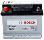 Автомобильный аккумулятор Bosch S3 12В, 56 Ач, 480 A (0092S30060)