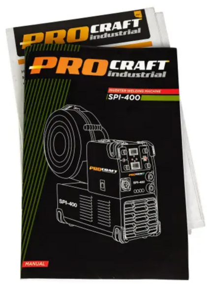 Инверторный сварочный полуавтомат PROCRAFT Industrial SPI-400 (074005) изображение 11