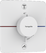 Термостат для душа HANSGROHE ShowerSelect Comfort Q, белый матовый (15583700)