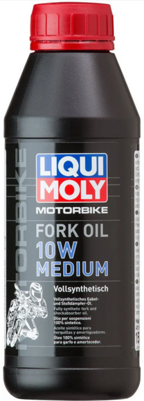 Олива для вилок і амортизаторів LIQUI MOLY Motorbike Fork Oil 10W Medium, 0.5 л (1506)