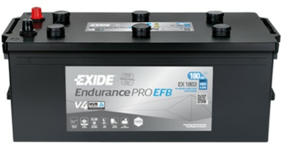Акумулятор EXIDE Endurance PRO EFB EX1803, 180Ah/1000A