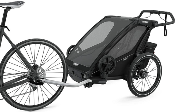 Дитячий візок Thule Chariot Sport Double Midnight Black (TH 10201023)  фото 2