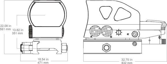 Приціл коліматорний Vector Optics Z4 1x23х34 (RDSL26) фото 9