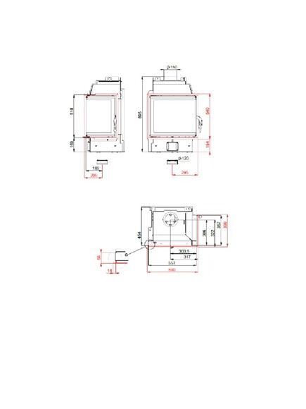 Каминная топка BeFHome Fire BEAR 6 CP (000-0001943) изображение 2