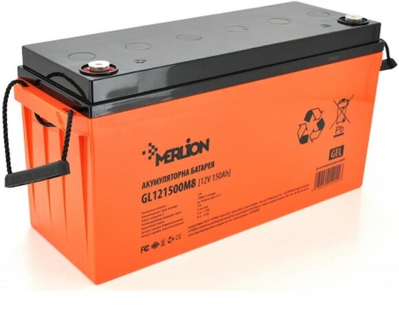 Акумуляторна батарея MERLION GL121500M8 (14242)