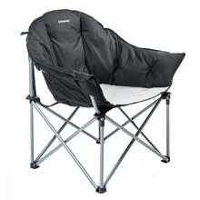 Розкладне крісло KingCamp Heavy Duty Dteel Folding Chair Black/Grey (KC3976 black/grey)