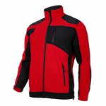 Куртка флісова Lahti Pro р.L зріст 170-176см об'єм грудей 100-104см червоно-чорна (L4011503)