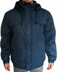 Куртка робоча утеплена Free Work Патріот темно-синя р.52-54/5-6/L (56801)