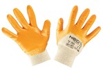 Перчатки Neo Tools рабочие хлопок, частично покрыты нитрилом р.10 (97-631-10)