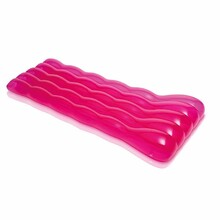 Пляжний надувний матрац для плавання Intex Рожевий Color Splash Lounges 191х81см (58876-2)
