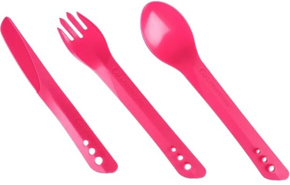 Вилка, ложка, нож Lifeventure Ellipse Cutlery pink (75016)