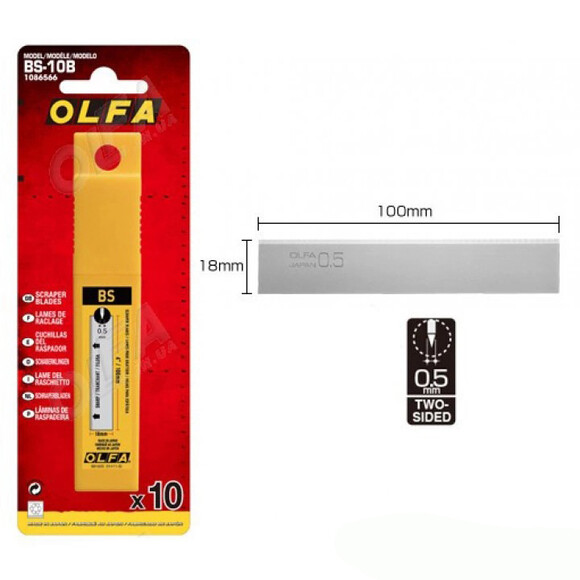 Лезо OLFA BS-10B 100 мм, 10 шт. (C516101) фото 2