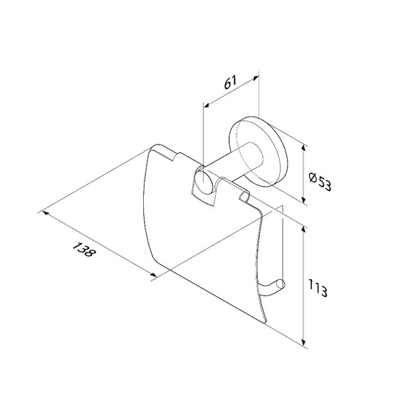 Держатель для туалетной бумаги AM.PM X-Joy (A85A341400) изображение 8