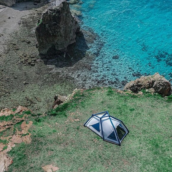 Двухместная палатка надувная Naturehike CNK2300ZP012 (голубая) (6976023924002) изображение 8