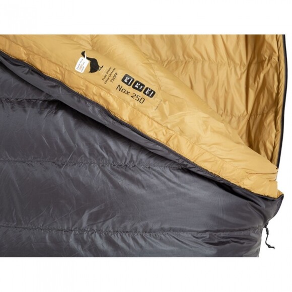 Спальный мешок Turbat NOX 250, 185 см (grey/cheddar orange) (012.005.0396) изображение 4