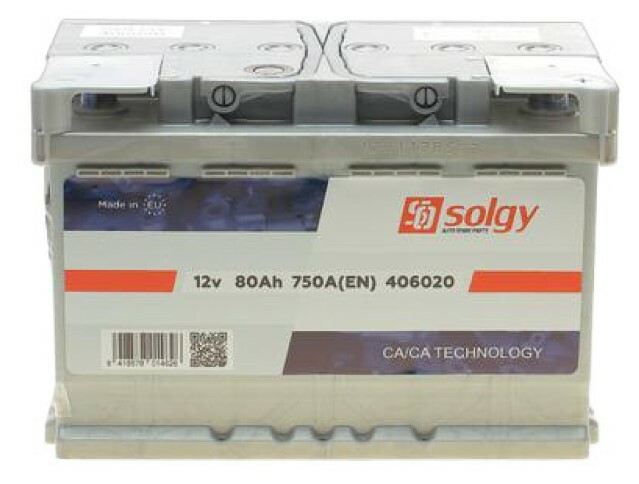 

Аккумулятор Solgy 6 CT-80-R (406020)