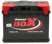 Аккумулятор PowerBox 6 CT-60-L, 60 Ач, 12 В (SLF06001)