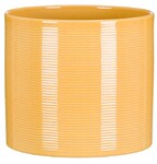 Кашпо для цветов Scheurich Inspiration керамическое, 11х12 см, желтое (4002477634388)