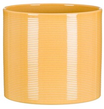 Кашпо для цветов Scheurich Inspiration керамическое, 11х12 см, желтое (4002477634388)