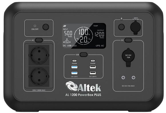 Зарядная станция ALTEK AL 1200 PowerBox PLUS (1008 Вт·ч / 1200 Вт) изображение 2