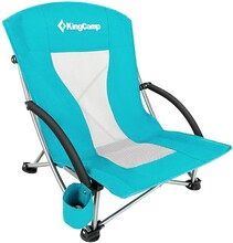 Крісло розкладне KingCamp Beach Chair Cyan (KC3841 cyan)