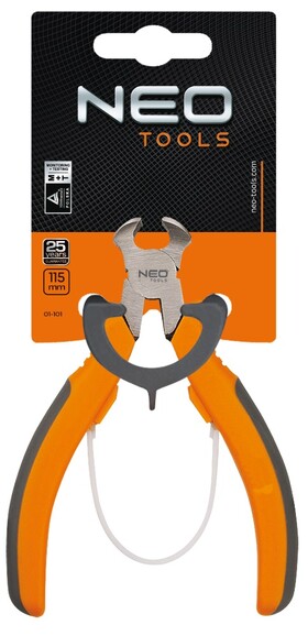 Кусачки торцеві прецизійні Neo Tools 115 мм (01-101) фото 2