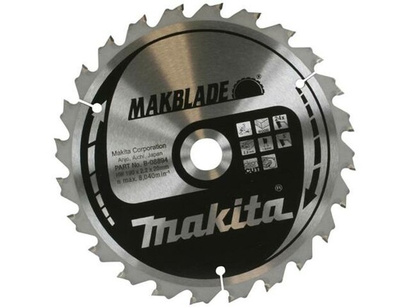 Пильний диск Makita MAKBlade по дереву 216x30 40T (B-08872)