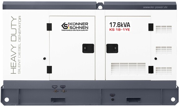 Дизельний генератор Konner&Sohnen KS 18-1YE фото 2