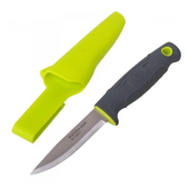 Нож шведский, двухкомпонентная ручка, зеленый, 220мм. My Garden 254-1-GREEN