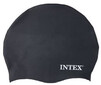 Шапочка для плавания Intex Silicone Swim Cap, черная (55991-1)