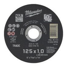 Диск відрізний по металу Milwaukee SCS 41/125х1 мм (4932479578)