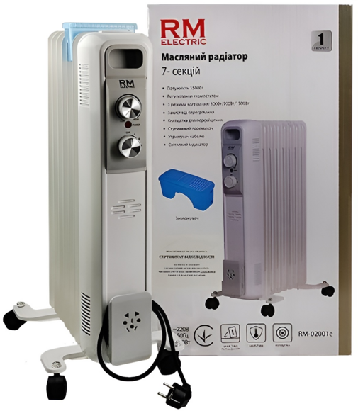 Масляний радіатор Stanley RM Electric RM-02001E фото 3