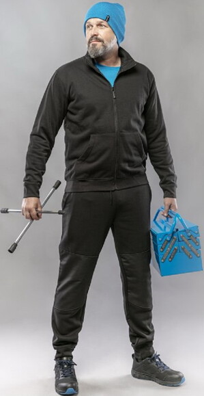 Рабочие штаны HOEGERT MURG черные, 2XL (HT5K439-2XL) изображение 4