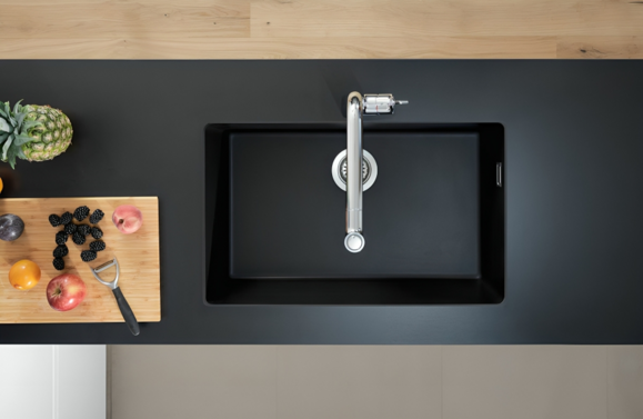 Кухонна мийка HANSGROHE S51 S510-U660, чорний графіт (43432170) фото 2