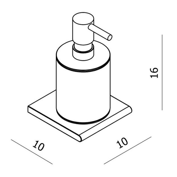 Дозатор для жидкого мыла VOLLE Fiesta (15-77-312) изображение 2