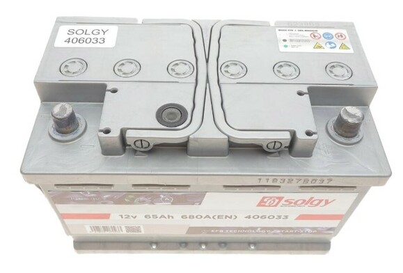 Акумулятор Solgy 6 CT-65-R (406033) фото 2