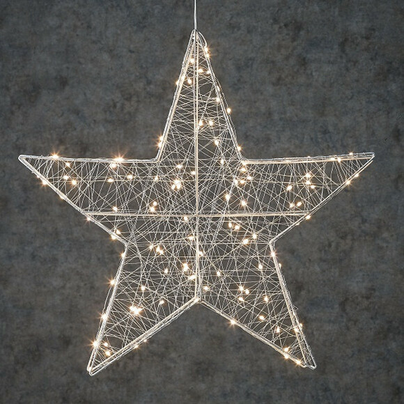Звезда декоративная Luca Lighting 58 см (серебро) (8718861660845) изображение 2