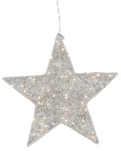 Звезда декоративная Luca Lighting 58 см (серебро) (8718861660845)