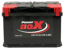 Аккумулятор PowerBox 6 CT-74-R Euro, 74 Ач, 12 В (SLF07400)