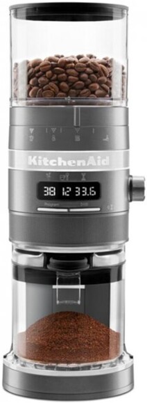 Кофемолка KitchenAid Artisan (серебряный медальон) (5KCG8433EMS) изображение 4