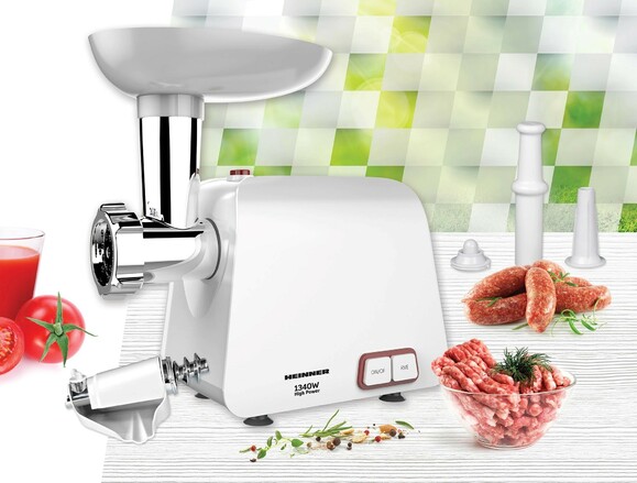 Мясорубка Heinner High Power MG-1340WH изображение 2