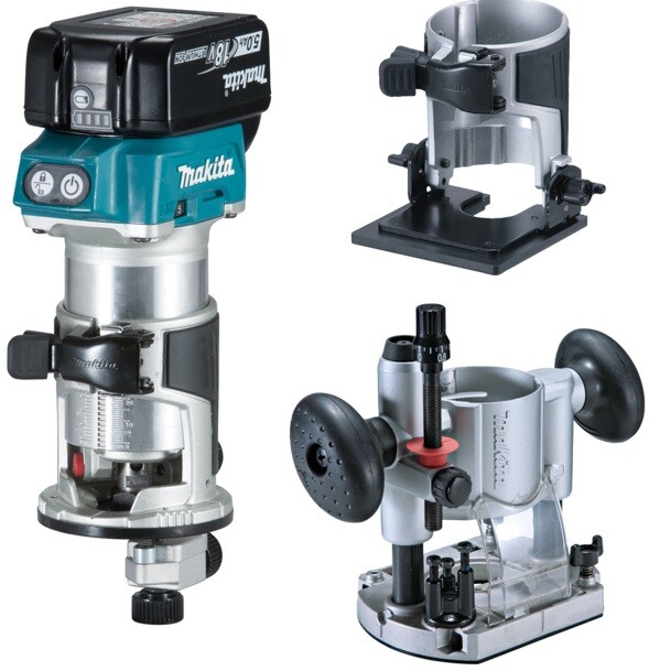 

Аккумуляторный фрезер Makita DRT50RTJX2