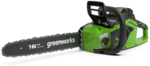 Ланцюгова пила акумуляторна Greenworks GD40CS18 (без акумулятора і ЗП)