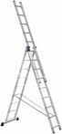 Алюминиевая трехсекционная лестница Техпром H3 5309 3х9